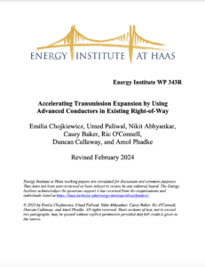 Accelerating Transmission Expansion by Using Advanced Conductors in Existing Right-of-Way